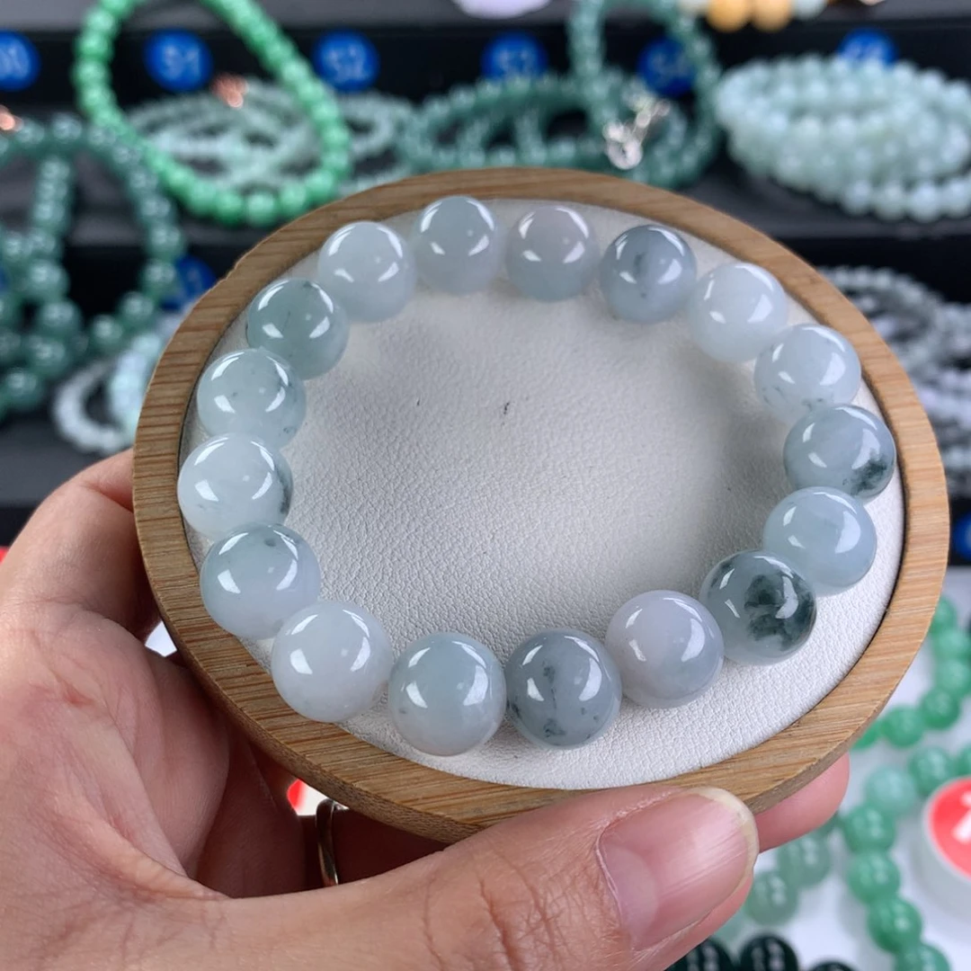 翡翠手链未镶嵌卡12.3