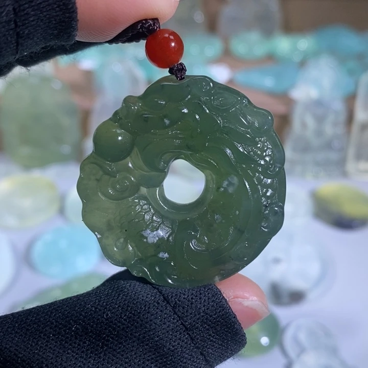 岫玉吊坠未镶嵌吊坠