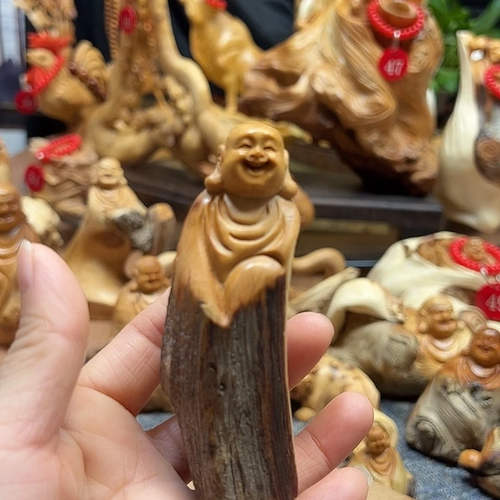 无事牌非洲檀香崖柏摆件