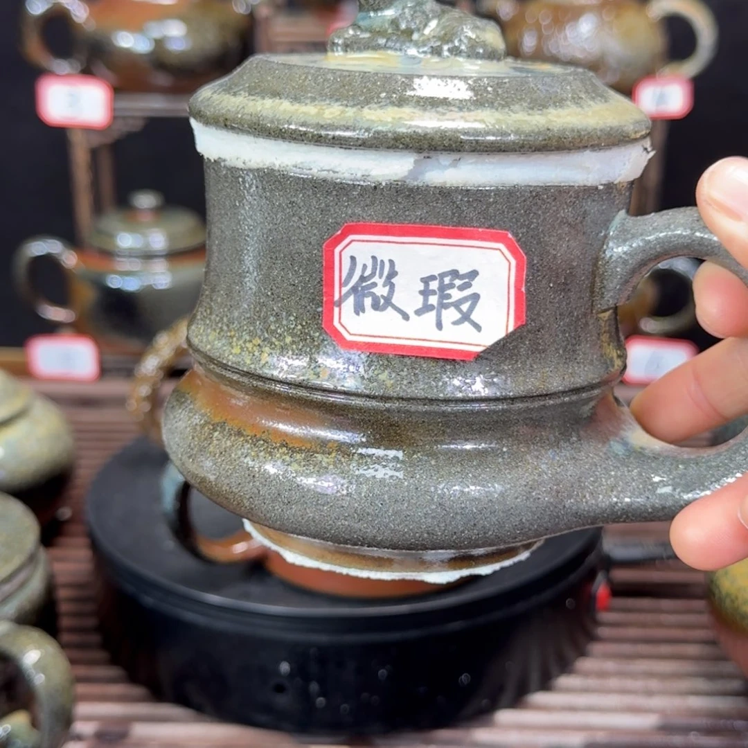 茶壶紫砂紫泥制作微瑕