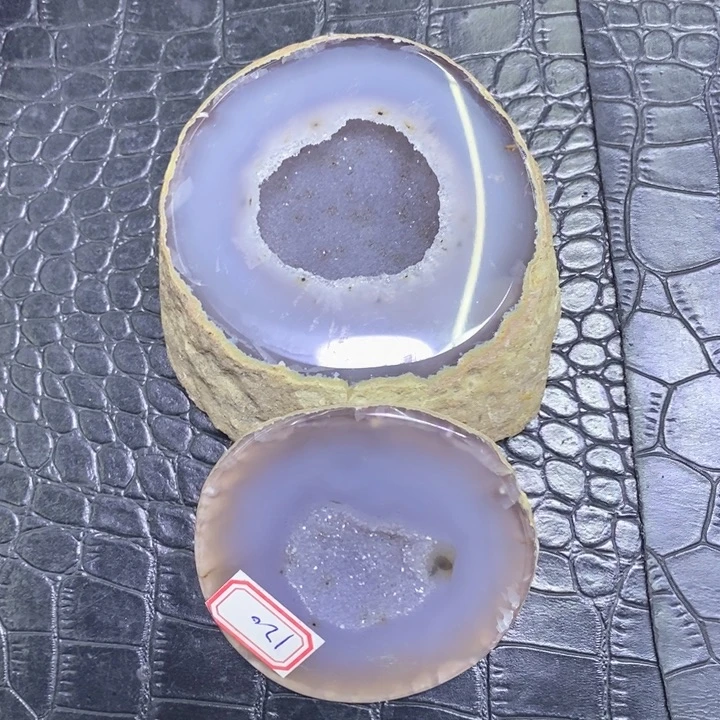 未镶嵌珠宝半成品紫晶彩晶盆