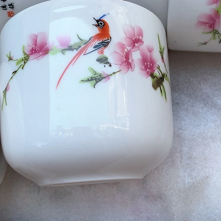 摆件景德镇陶瓷炖盅4.5寸