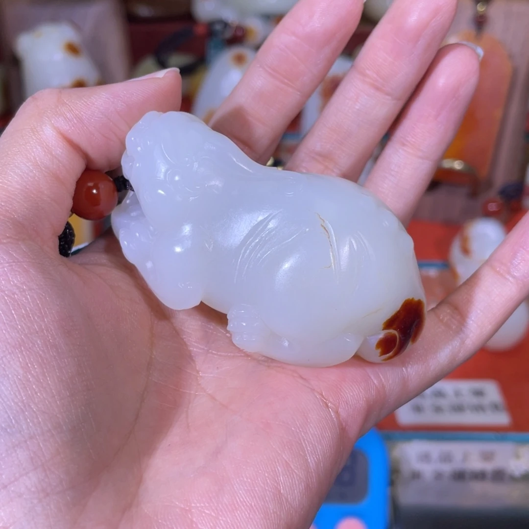 上***水和田玉未镶嵌把件