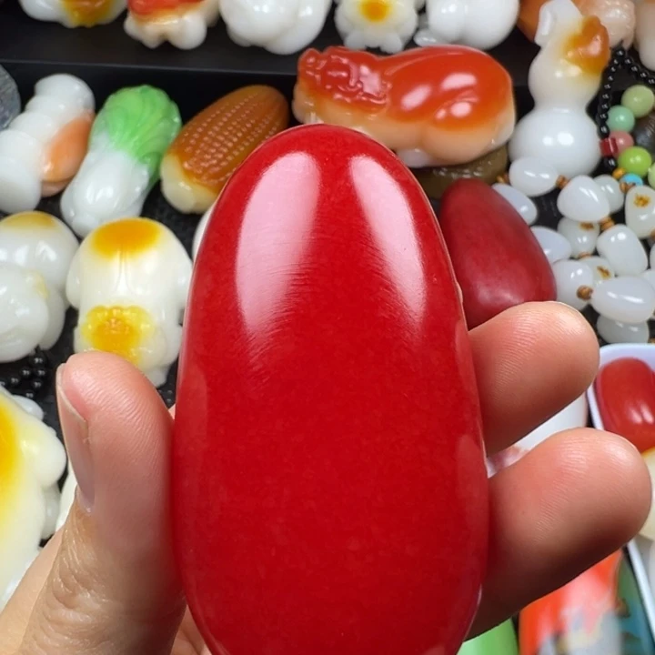 新疆戈壁五彩石金丝