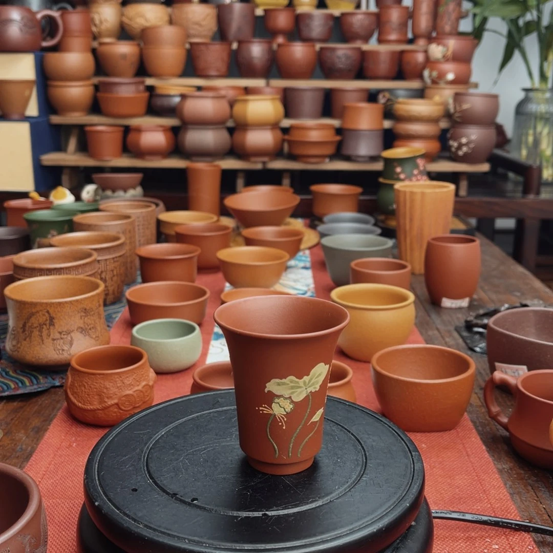 紫砂茶杯宜兴紫砂