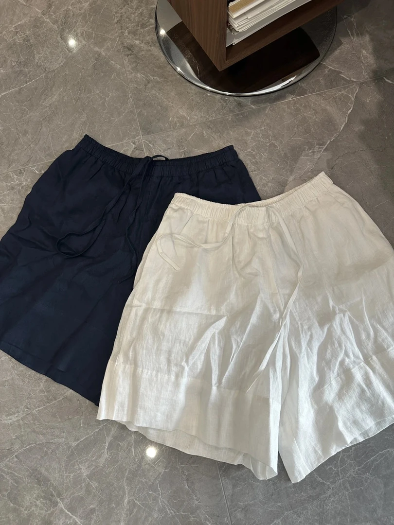 FZ 必入亚麻系列 两色百搭透气亚麻短裤