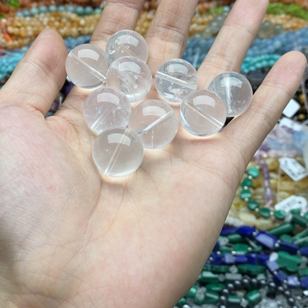 玛瑙/玉髓未镶嵌珠宝半成品一个天然18mm奶白晶