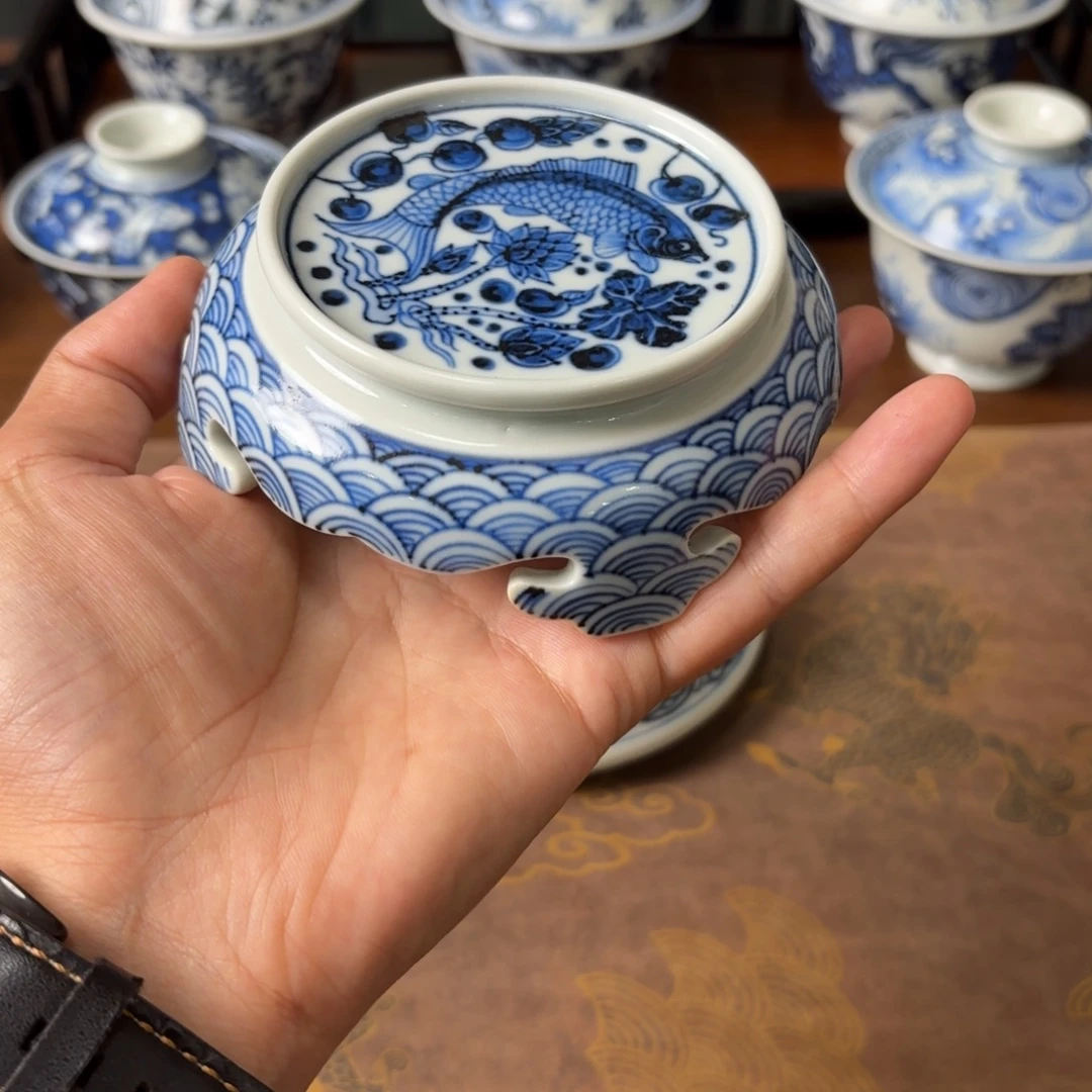 摆件福利景德镇手绘茶器为微瑕