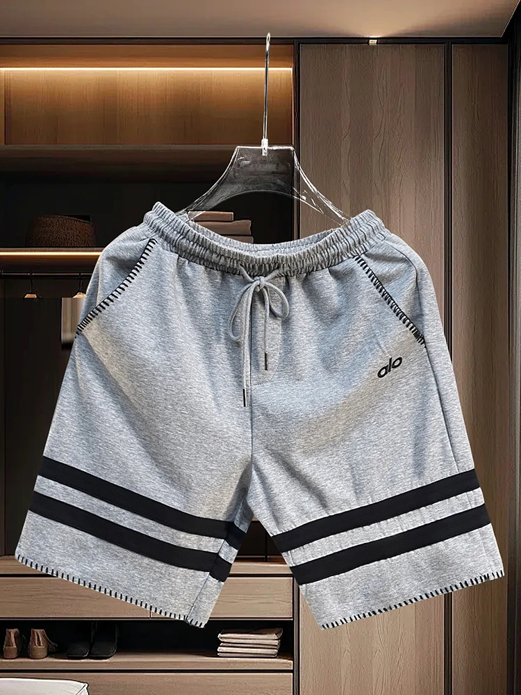 【ao灰色运动POLO-短裤】夏季新品轻奢时尚短袖男女同款--BA2103-2