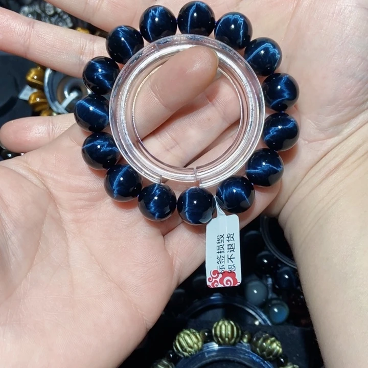 木变石（虎睛石）手串未镶嵌灰