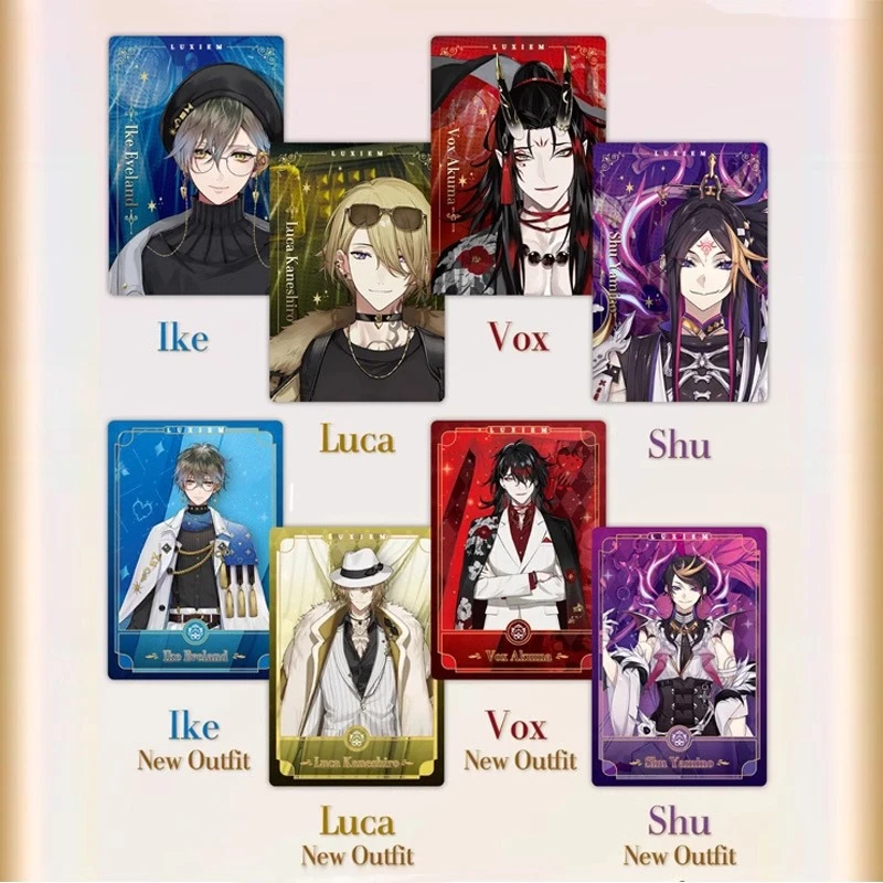 【临期】次元汇NIJISANJI EN Luxiem 万代威卡脆 食玩收藏卡牌 盲盒