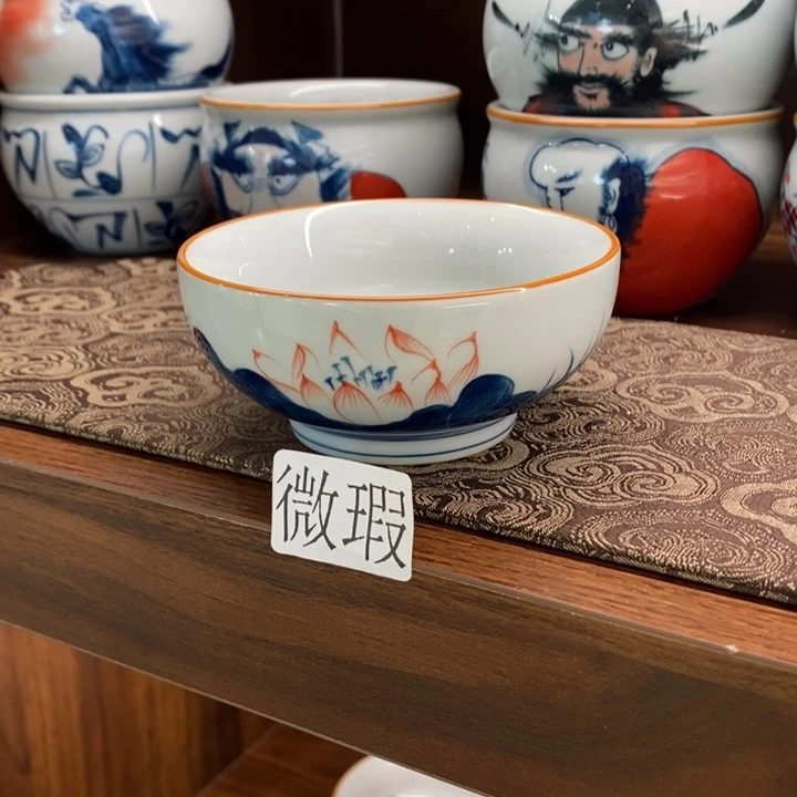 釉下老陶泥手工绘制