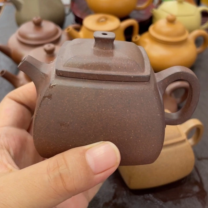 平***福紫砂茶壶四方坦然4底