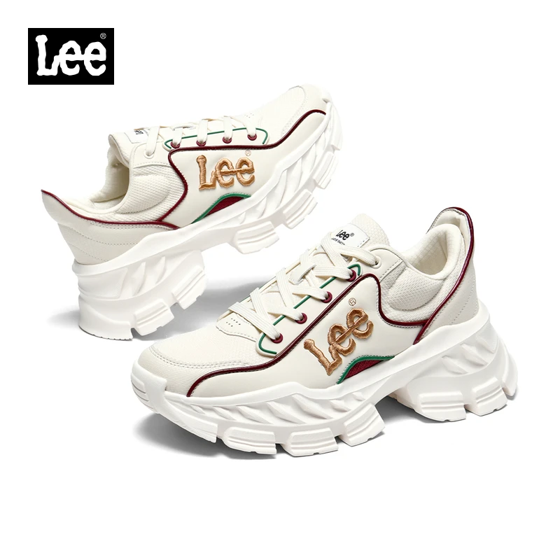 Lee男鞋2025春季新款时尚休闲鞋男士厚底增高老爹鞋潮男运动鞋子