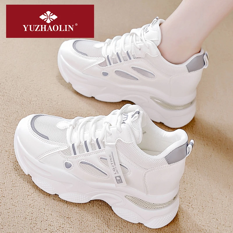 【俞兆林】正版女鞋2025新款夏季透气薄款网面休闲鞋潮流百搭小白鞋