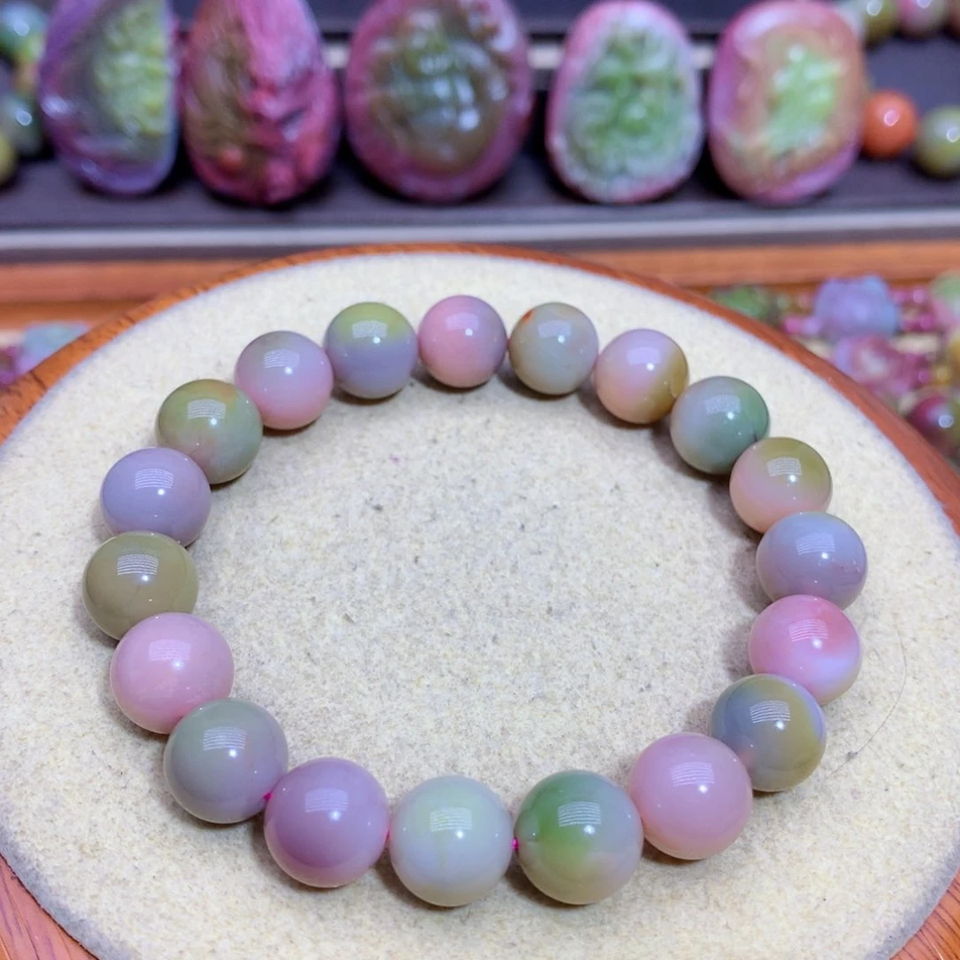 玛瑙手链未镶嵌盐源