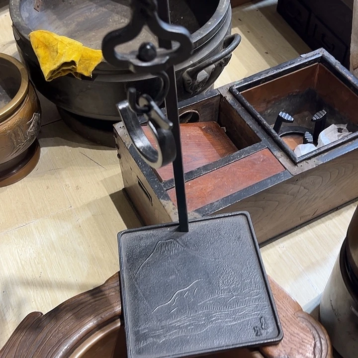 桂****铁中古工艺品摆件