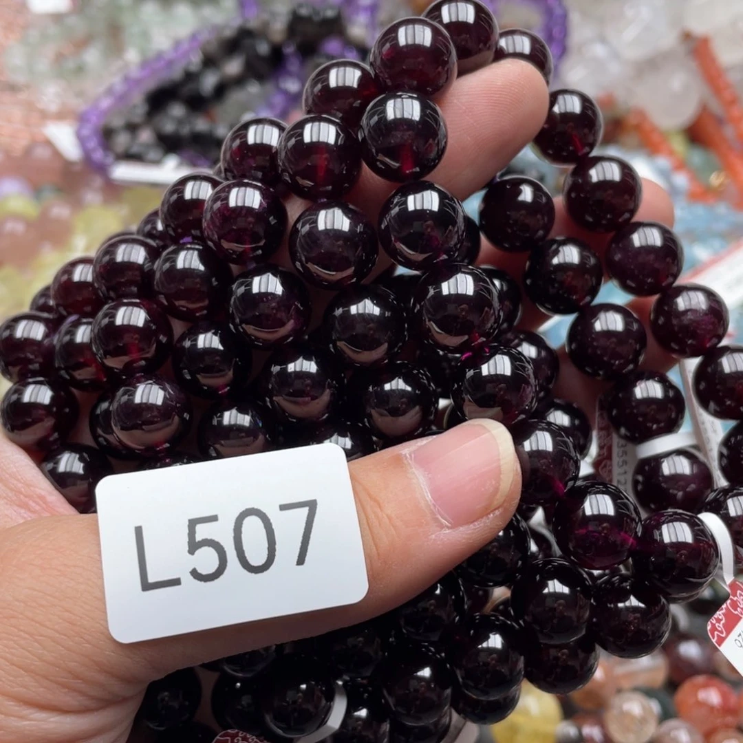 未镶嵌手链石榴石多样性发一只