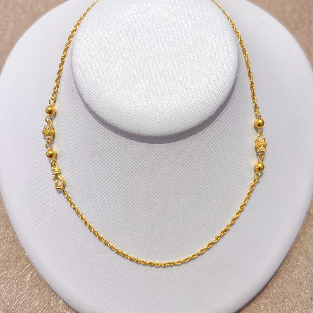 足金臻选万能链单扣8.58g