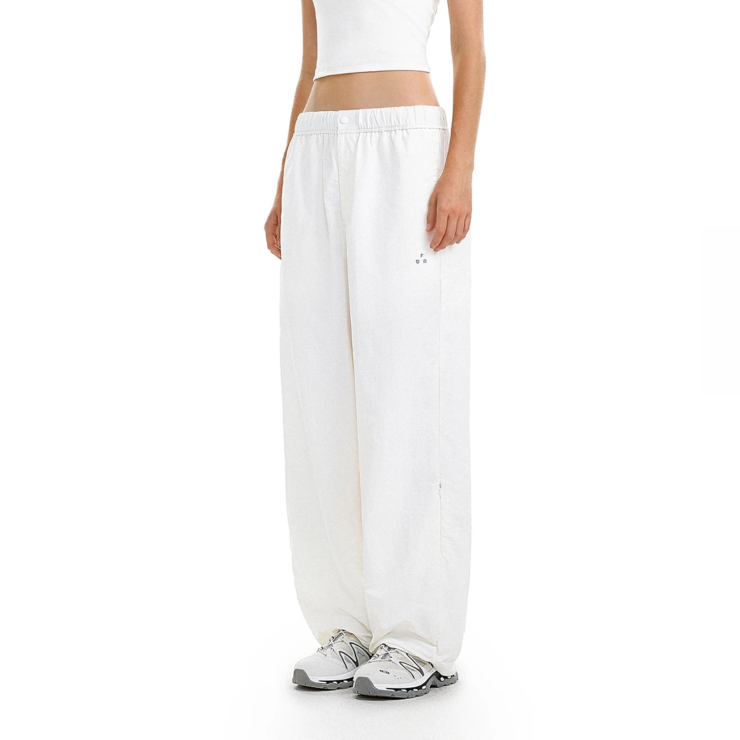 FDR官方店 轻薄阔腿伞兵裤男女情侣宽松休闲裤运动直筒裤长裤子