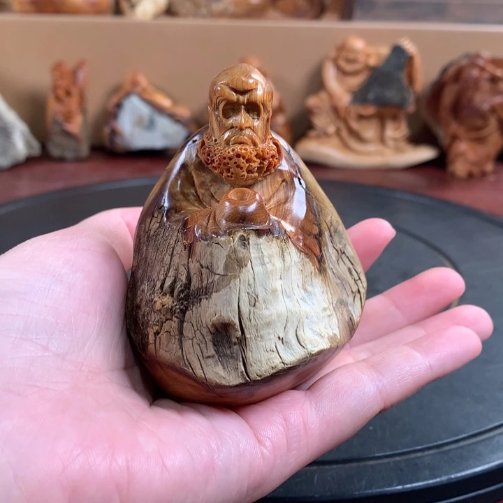 柏木（崖柏）根雕手把