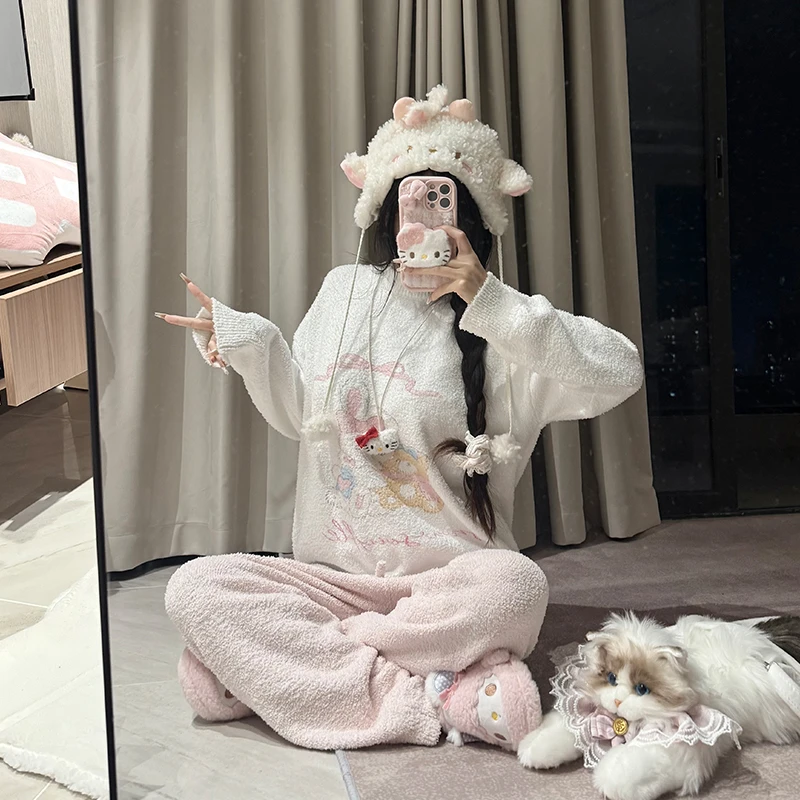 【聆冬序雪】雪芙芙原创加厚半边绒系列秋冬新款甜美可爱