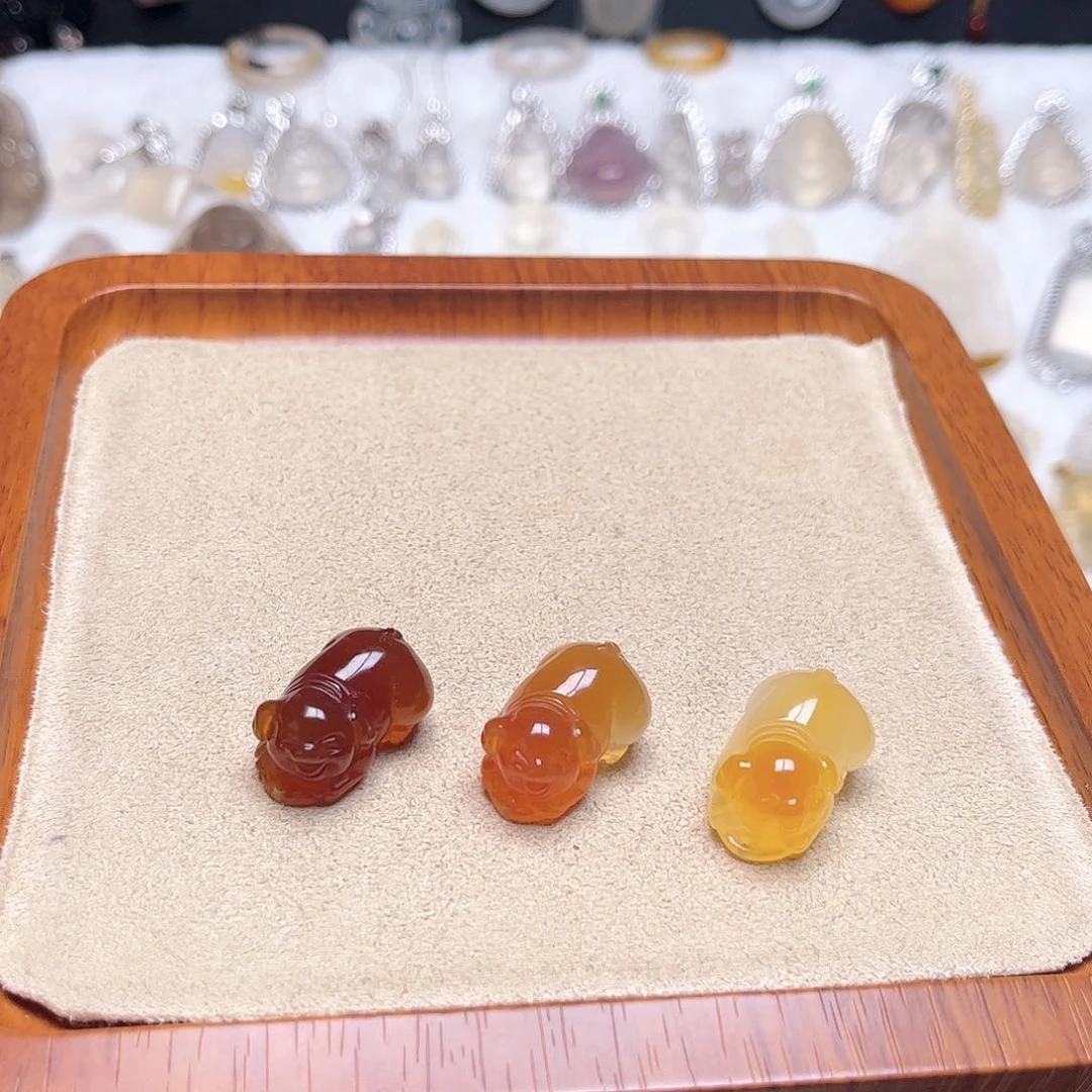 玛瑙/玉髓颈饰未镶嵌多样性发货 拍一发一