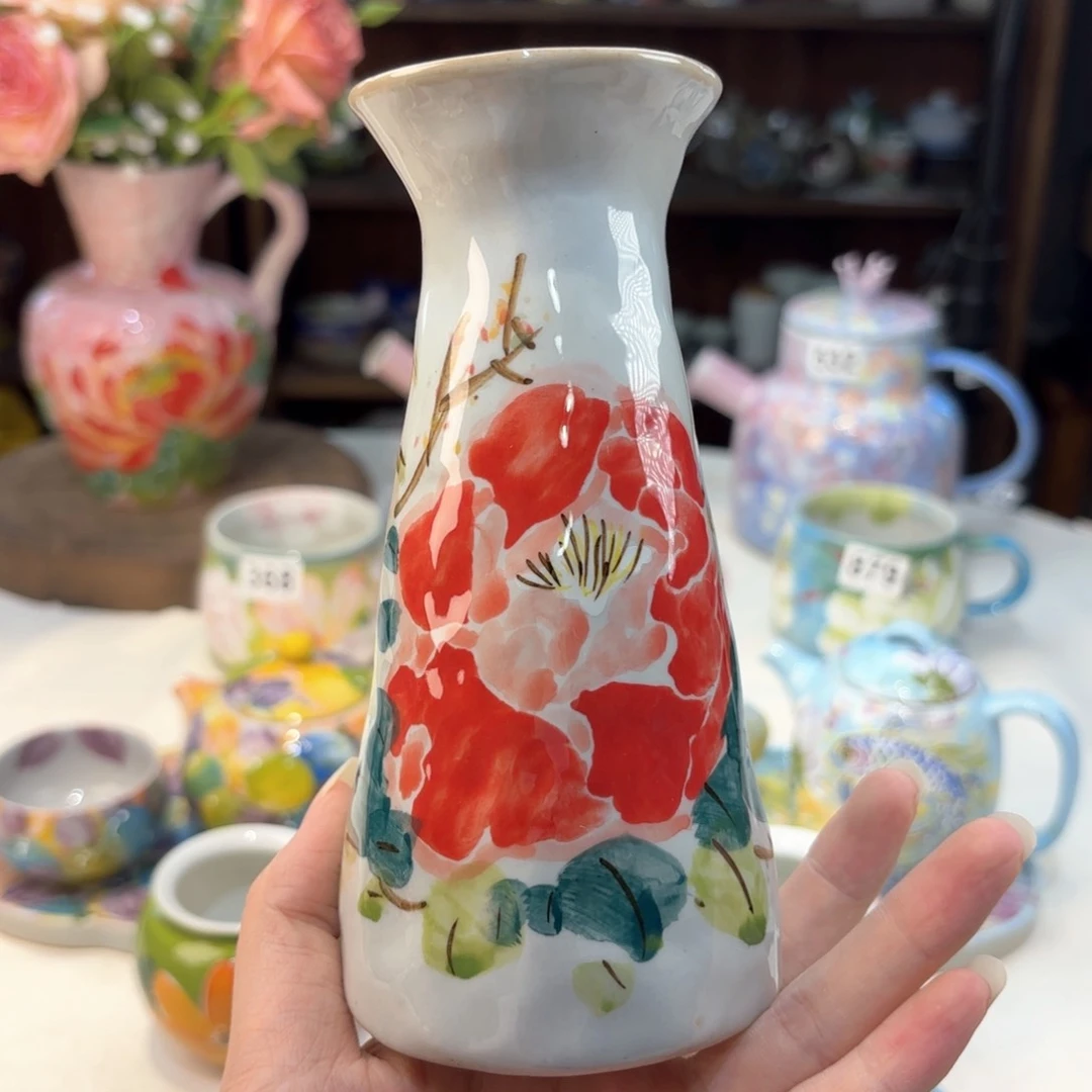 景德镇手绘高温釉下彩陶瓷茶具