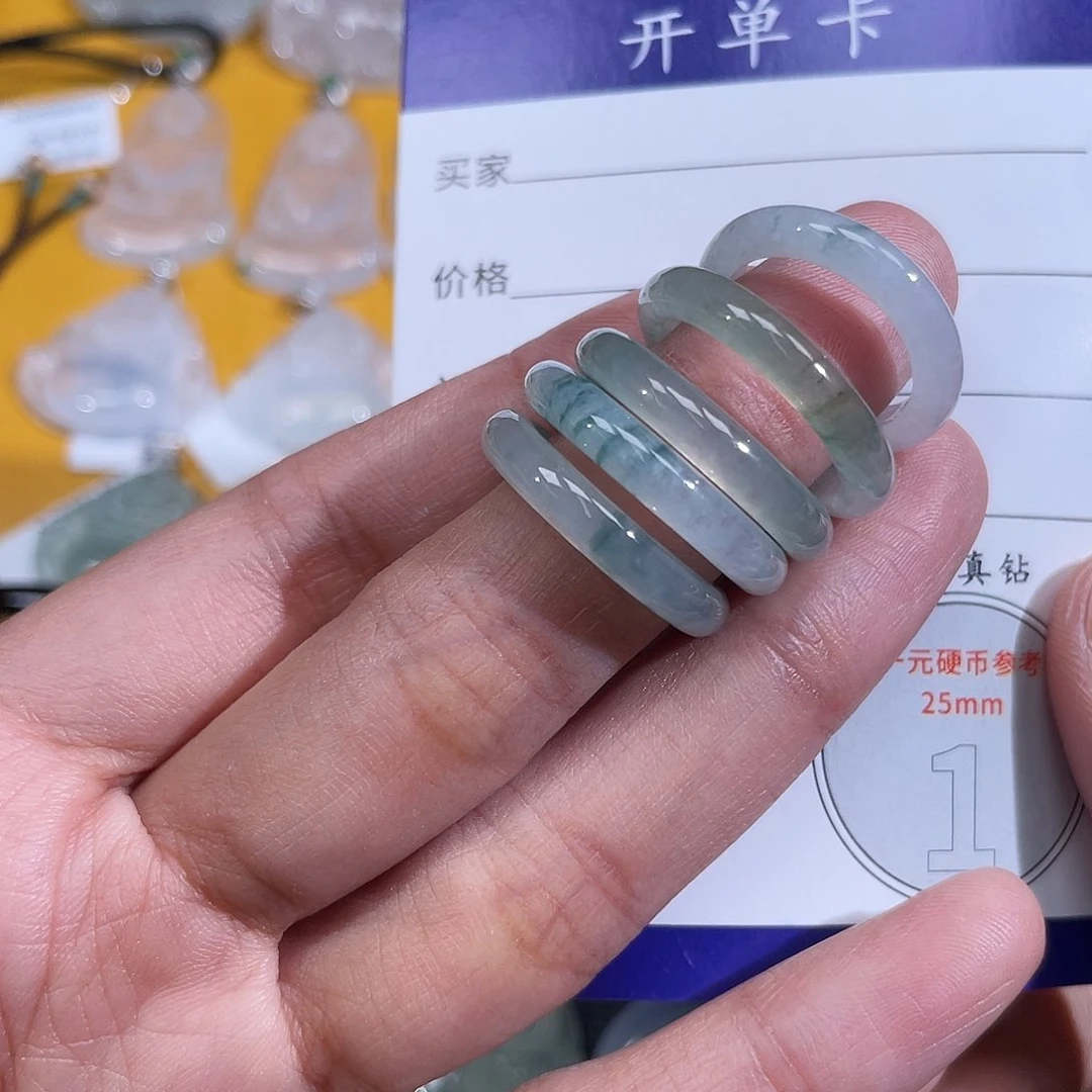 翡翠挂件未镶嵌用****3戒圈