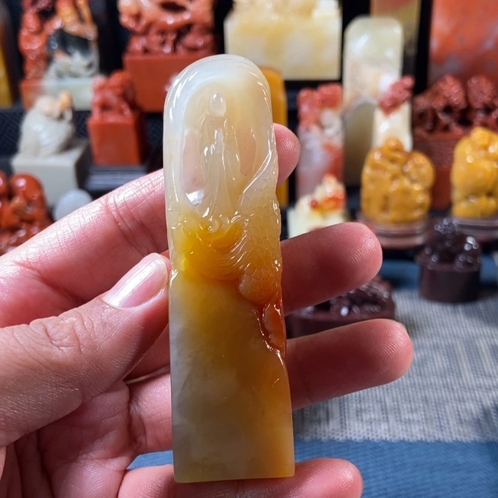 寿山石印石老挝石