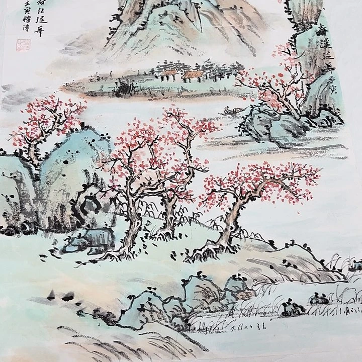 国画花鸟的翅膀和翅膀都是白色