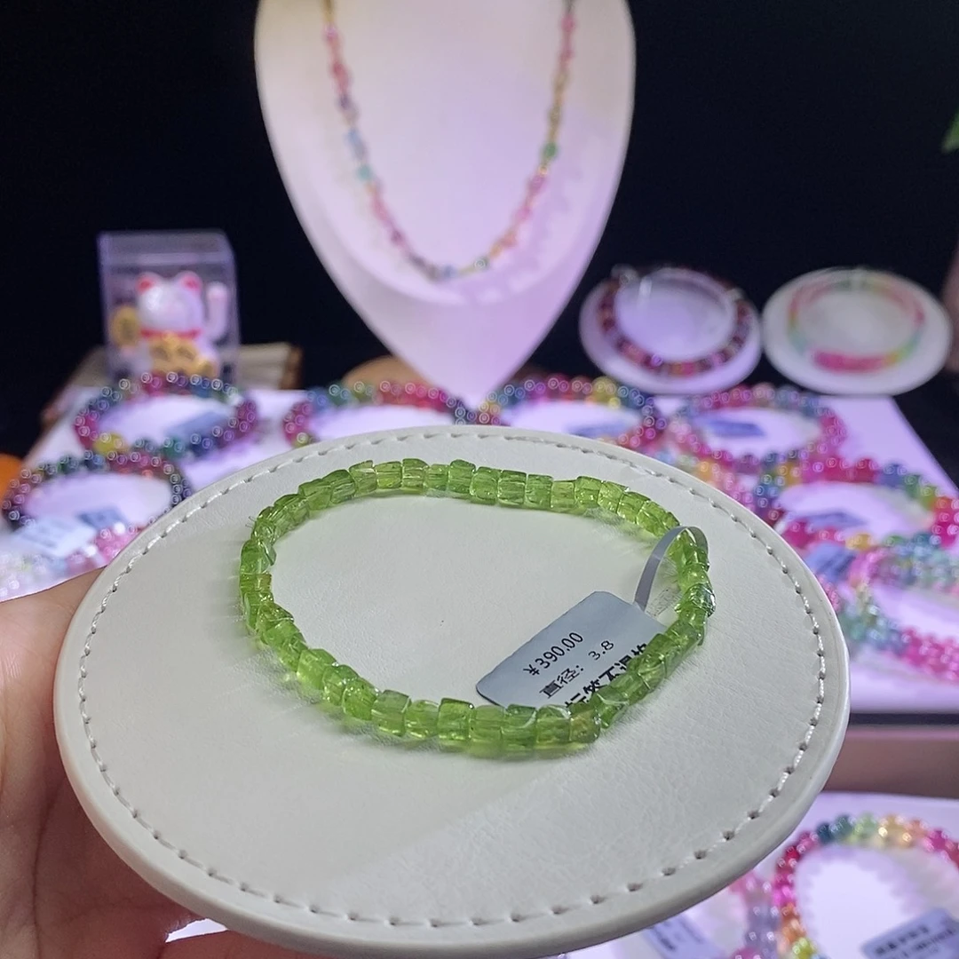 未镶嵌手链碧玺方糖