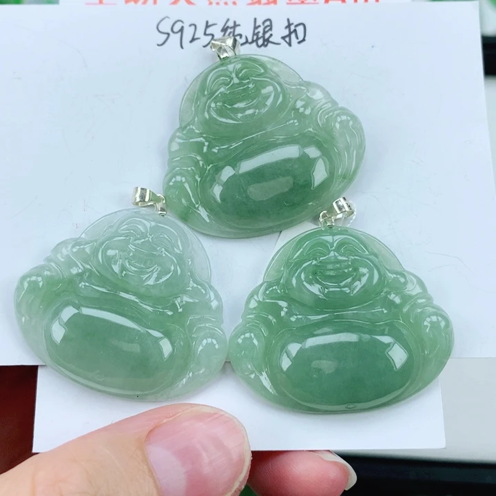 翡翠挂件银S925镶嵌多样性发其1