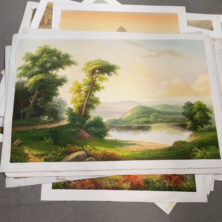 嘉***行油画油画作品6090