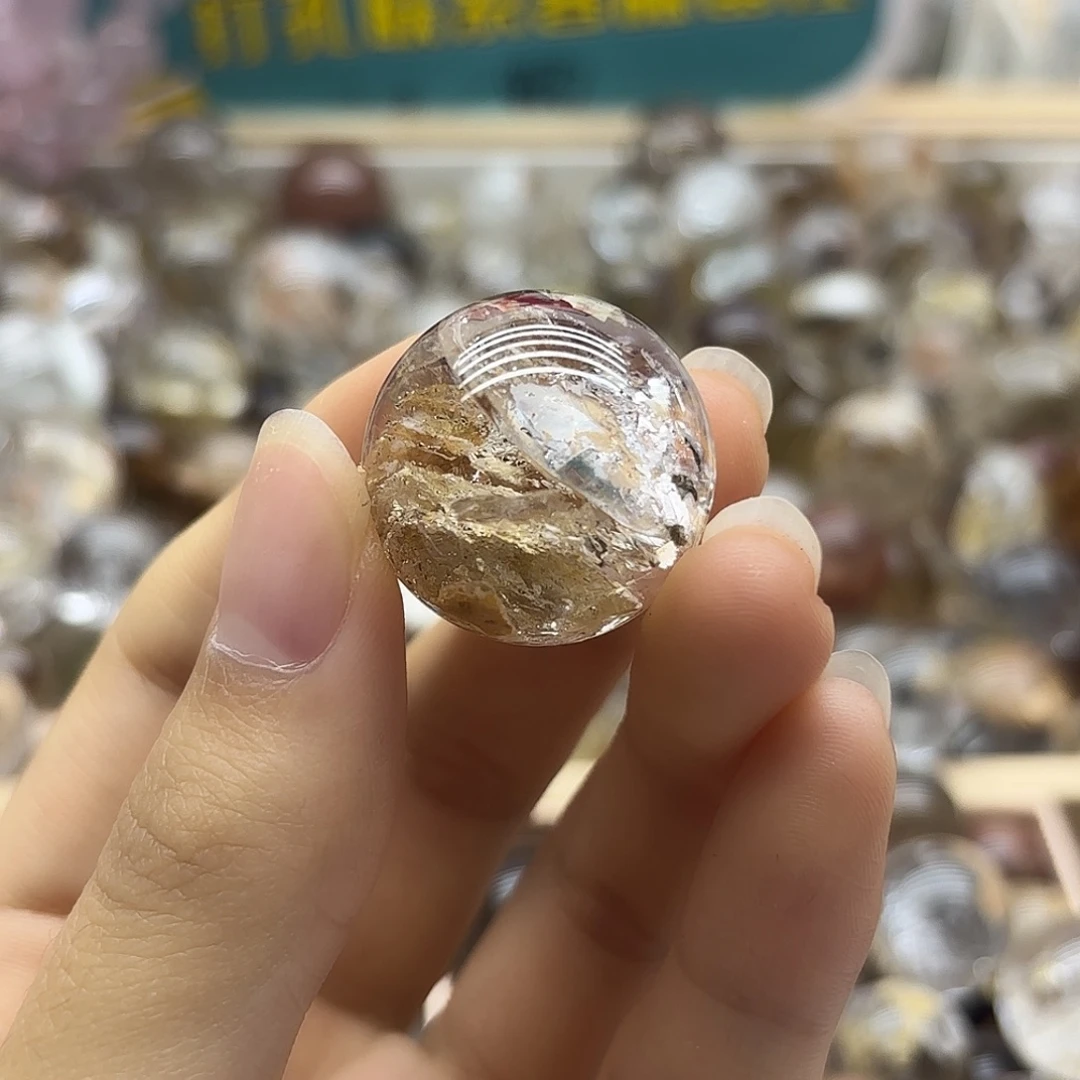 白***野水晶珠宝半成品未镶嵌151