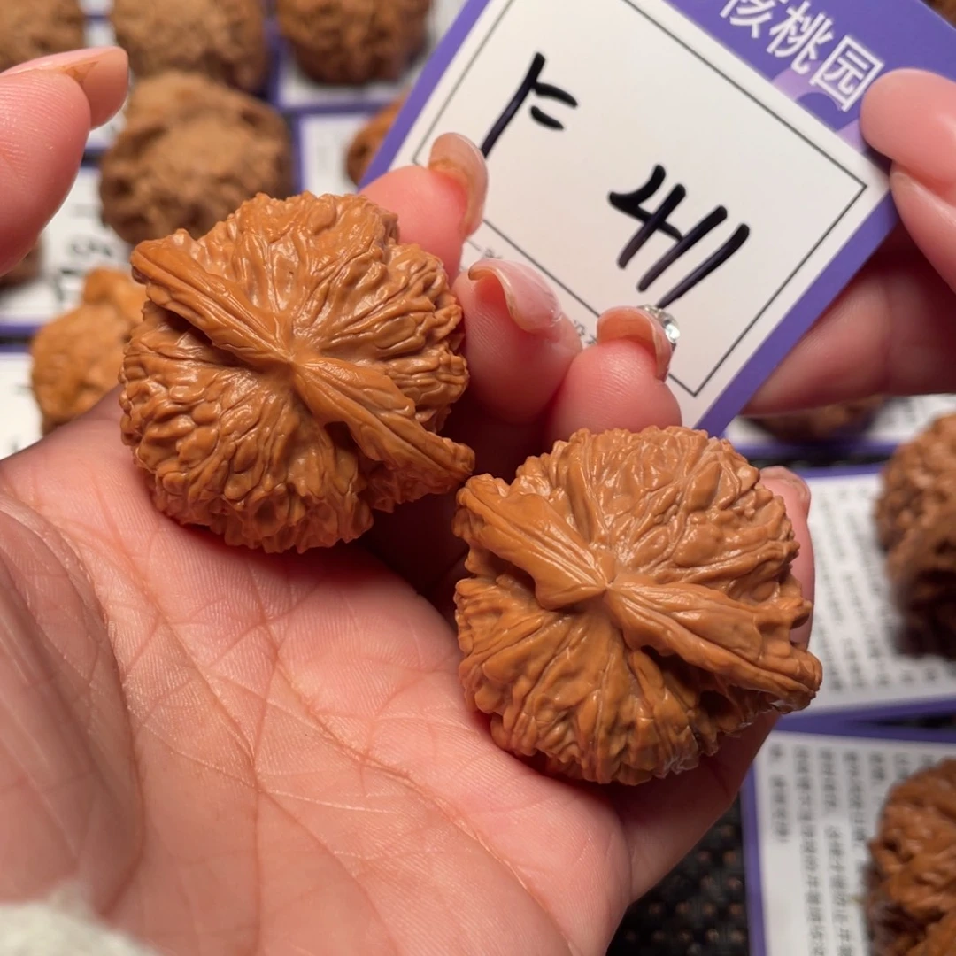 把件文玩核桃411号白狮子40