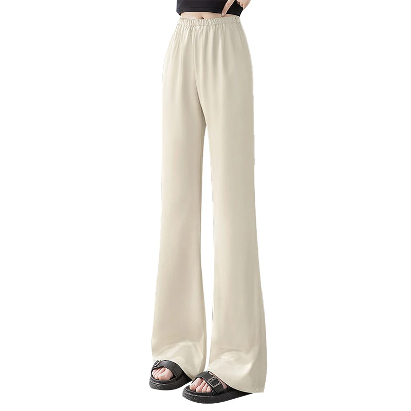 【品牌奥莱】丝柏舍2025春装新款时尚女装修身微喇休闲裤S51B0527K