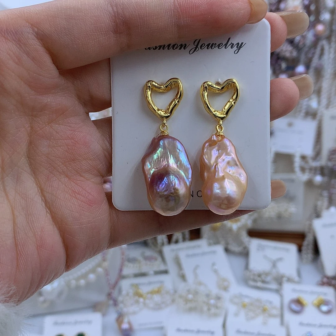 项链银S925镶嵌淡水珍珠