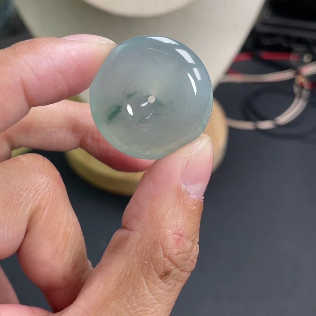 翡翠未镶嵌颈饰28.3-6.3