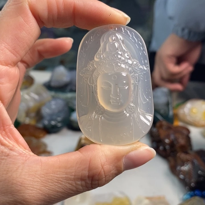 玛瑙/玉髓吊坠(不含链)未镶嵌