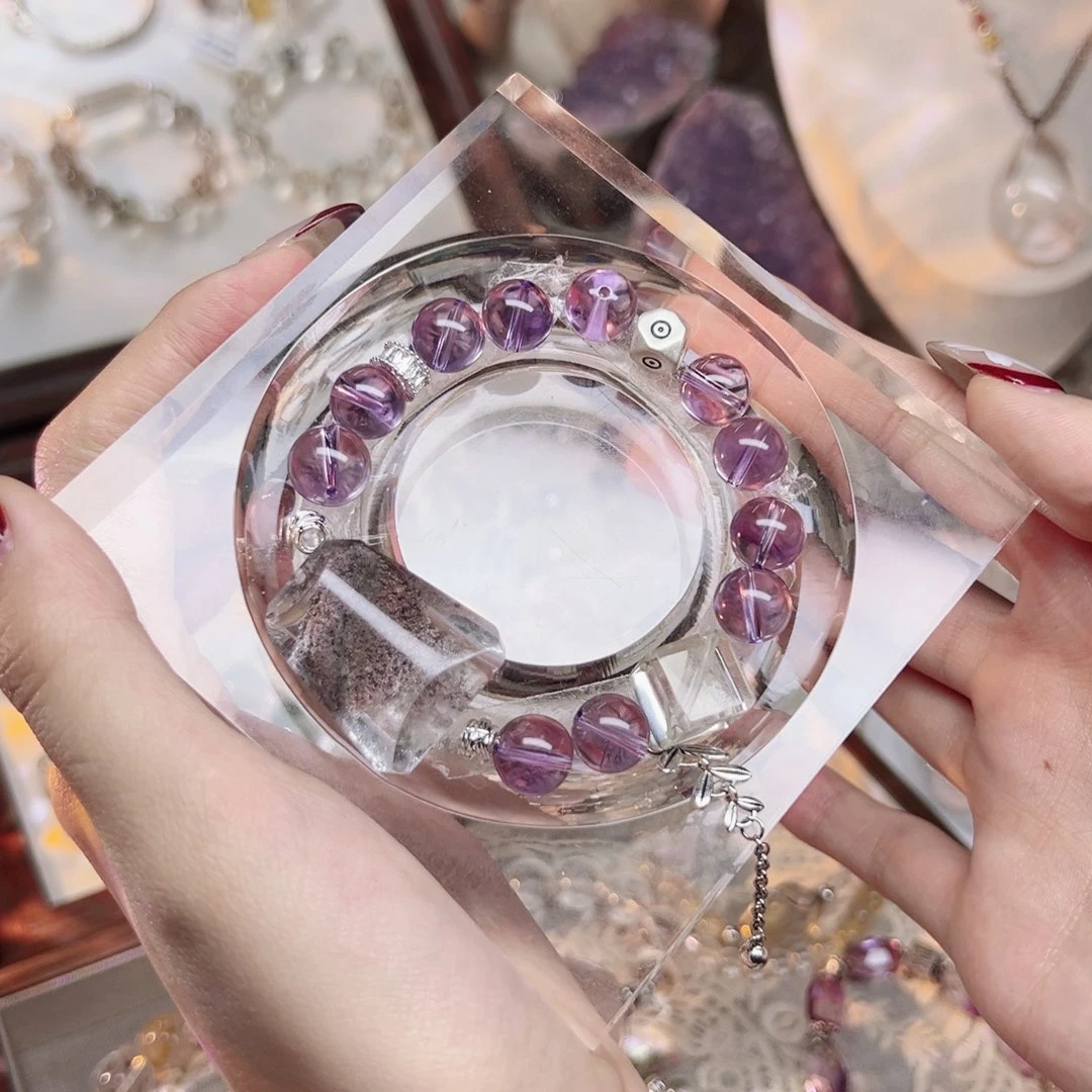 水晶紫气东来 定制不退换 16cm未镶嵌不**老