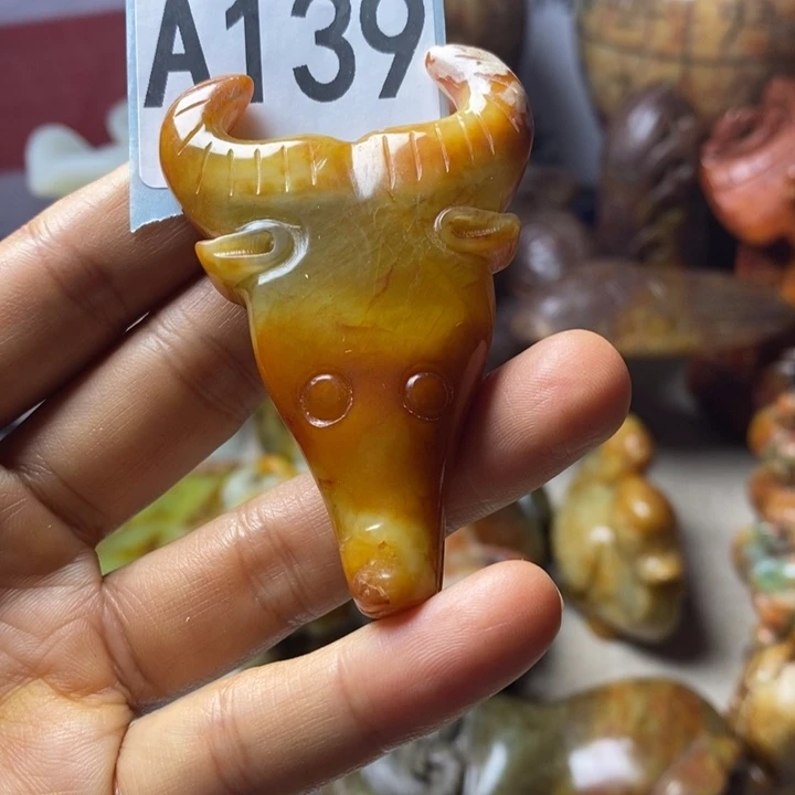 玛瑙/玉髓未镶嵌挂件