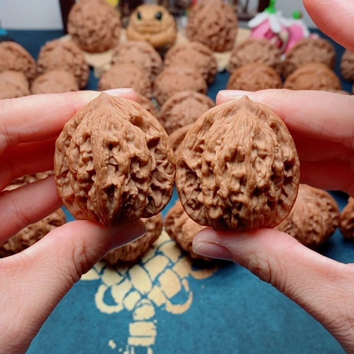 把件文玩核桃麦虎40