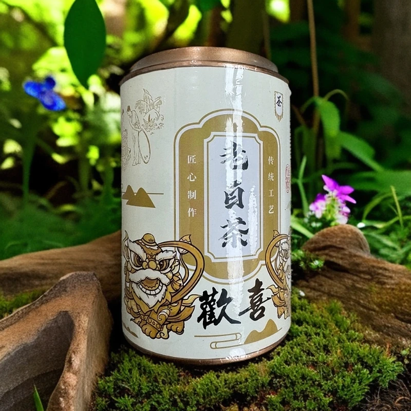 【库里拿茶叶供应链】欢喜 老白茶 白罐