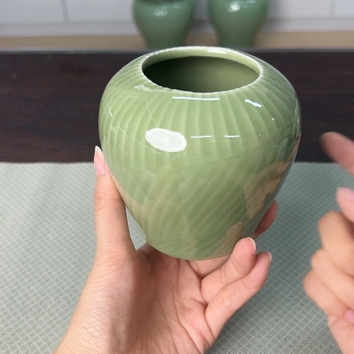 龙泉云间青瓷小米茶器