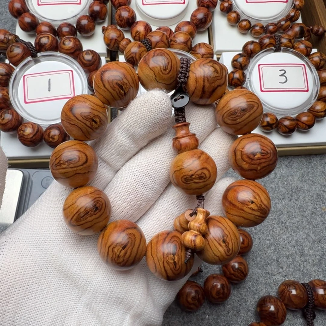 黄花梨/降香黄檀手串/手链2.0黄花梨花纹手串