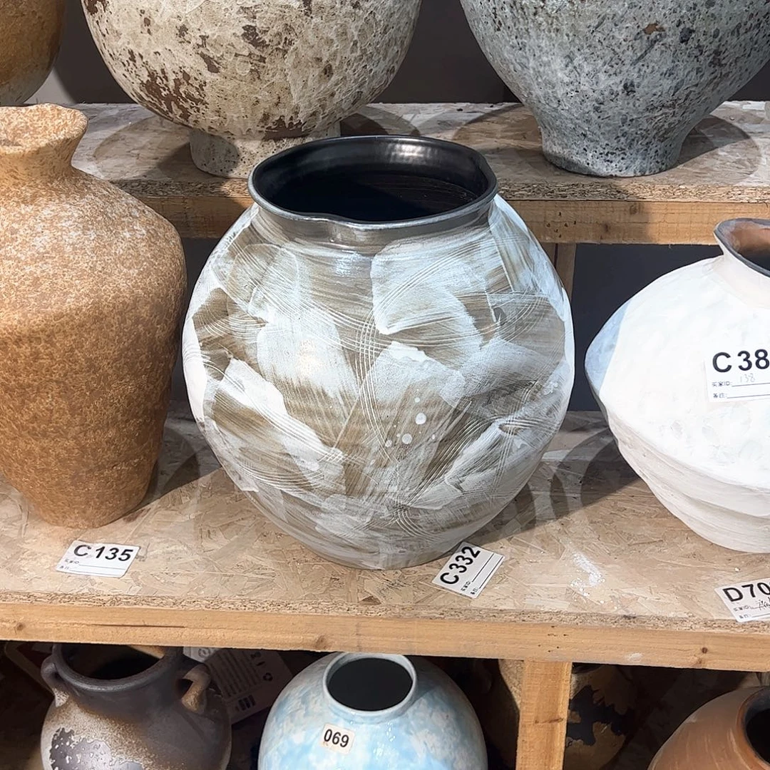紫砂花瓶景德镇陶瓷高度