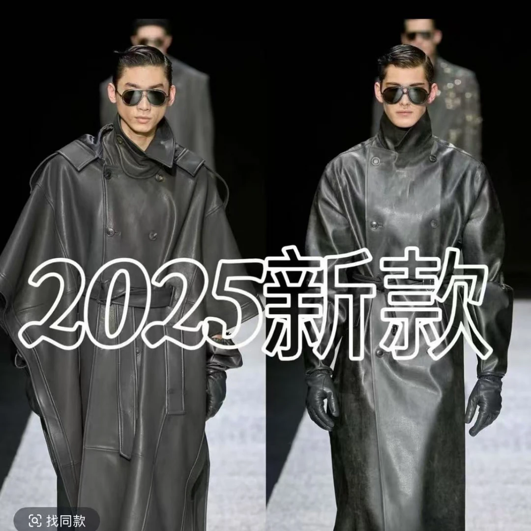 1店2025春季新款男士潮流时尚韩版休闲潮牌设计翻领夹克外套
