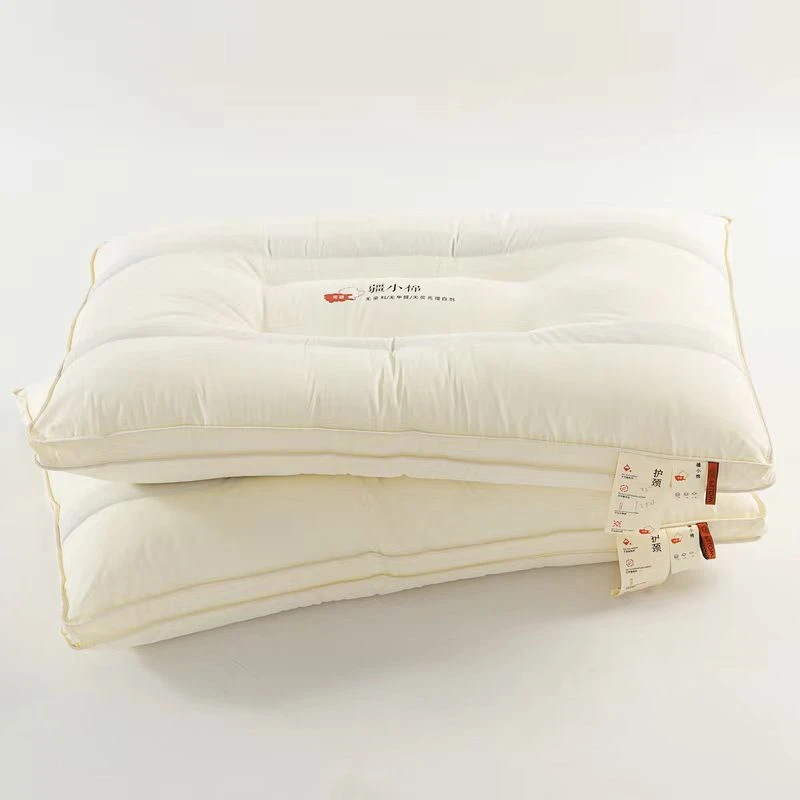 峻杨家居（全棉枕芯）内填充决明子柔软尺寸48*74家用立体