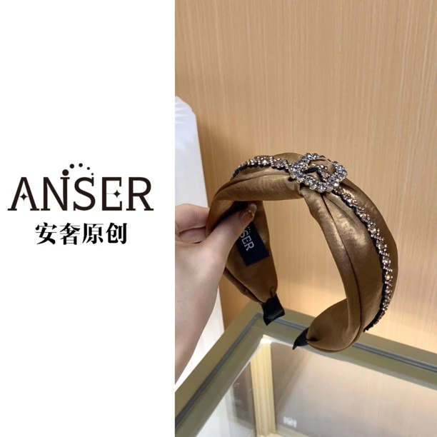 安奢原创【德芙】日常百搭休闲发箍轻奢时尚气质时髦发箍